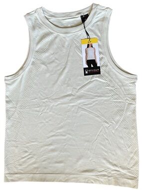 NWT Spyder Sleeveless Active Tank White Small